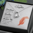thumbnail image 2 of To My Daughter Take a Step Forever Necklace w Message Card, 2 of 20