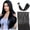 Black, variant on Long Straight Hair Wig Patches Increase Hair Volume And Natural Hair Extensions