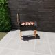 thumbnail image 2 of Maceta decorativa de madera con diseño de perro pastor alemán, ideal para jardines, patios o interiores, hecha a mano y detallada, perfecta para amantes de los animales., 2 of 5