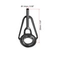 thumbnail image 2 of Unique Bargains 1.4mm Acier Inoxydable Tige de Pêche Réparation Kit Pole Ring Guide de Remplacement, Noir 8 Pack, 2 of 5