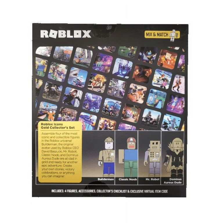 Roblox Series 1 Builderman 3 Mini Figure Includes Online Item Code