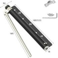 thumbnail image 5 of Automatic Door Self-Closing Hinge,Adjustable Universal Stainless Steel Silent Self Closing Hinges,Easy Installation for Wood and Indoor Doors, with Base, Screw, Wrench (White), 5 of 7