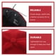 thumbnail image 3 of Boina de lana octogonal con visera, elegante y cálida, para otoño e invierno, para mujeres y niñas (roja), 3 of 6