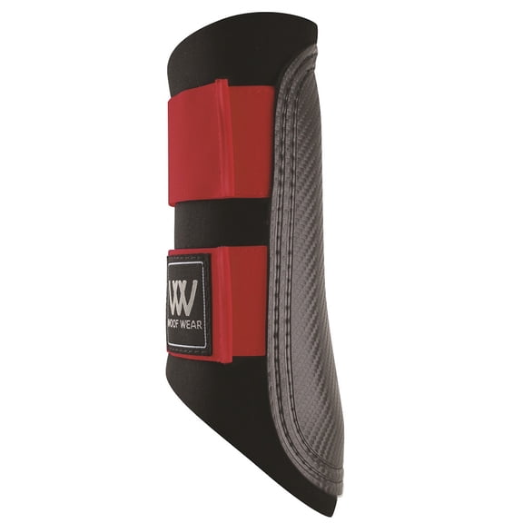 Small Woof Wear Horse Sport Brushing Boot Full Coverage Strike Pad Red