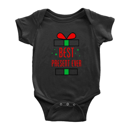 

Best Present Ever Funny Infant Short Sleeve Bodysuit Newborn-24 Months