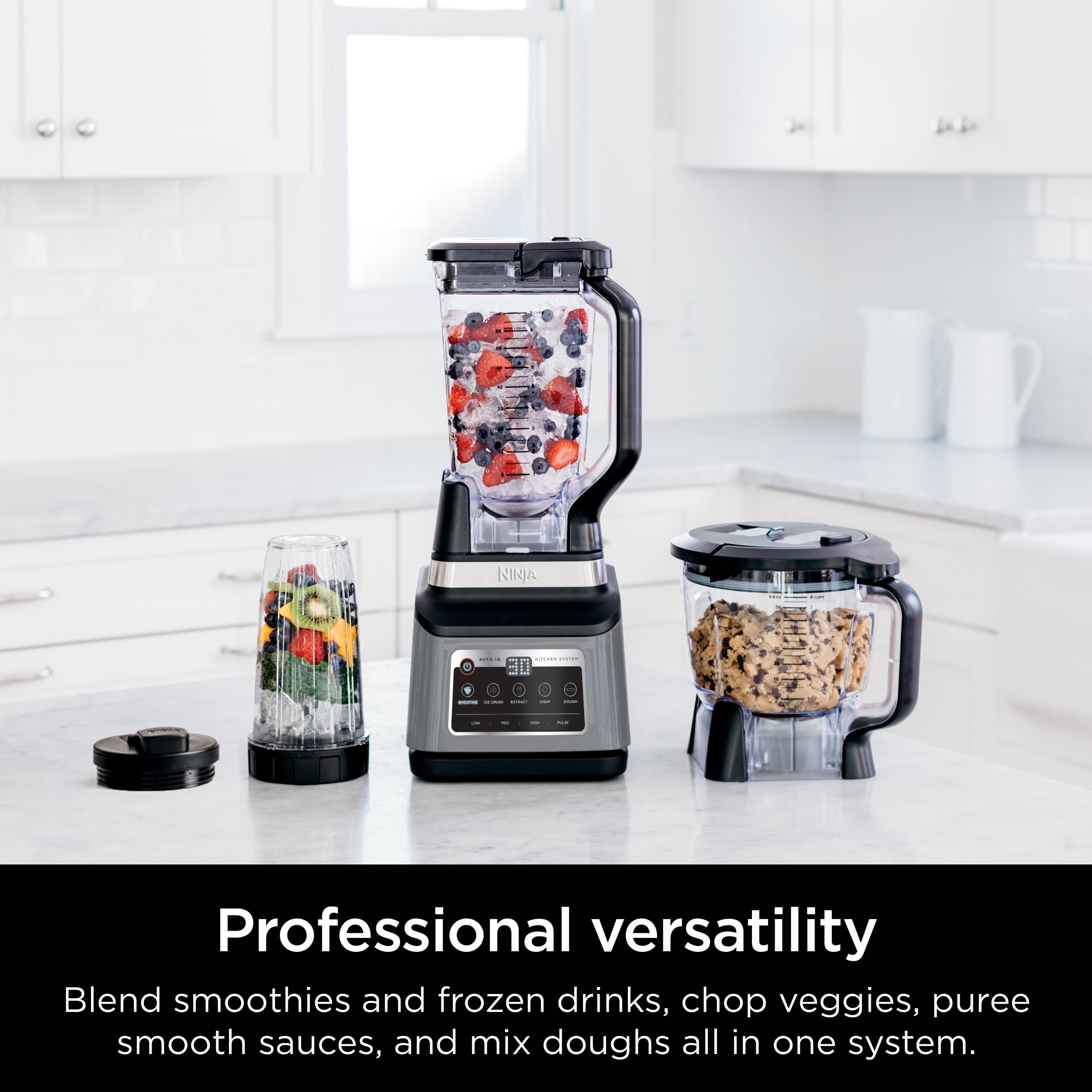 Licuadora BN800 series Ninja Professional Plus Kitchen Blender System and  8-Cup Food Processor