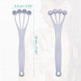 thumbnail image 4 of Back Scrubber for Shower Silicone Body Scrubber Massage Back Washer Body Shower with Handle Gray, 4 of 7