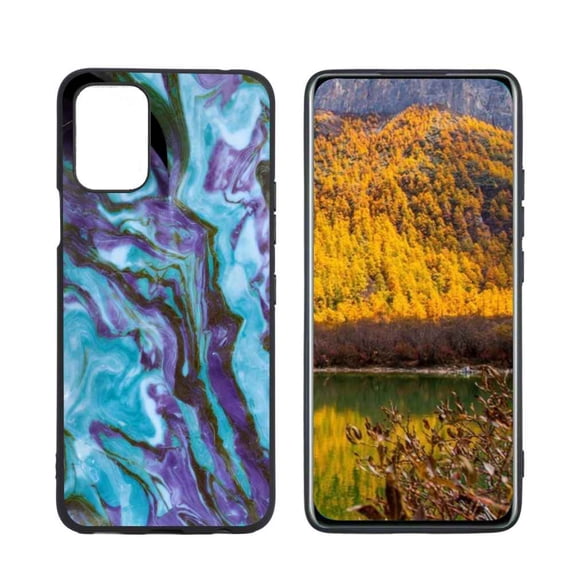 Compatible with LG K53 Phone Case, Marble-Protective-122 Case Men Women, Flexible Silicone Shockproof Case for LG K53