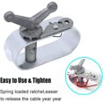 thumbnail image 4 of Winch for pool cover for above ground pool winter barrier rust (2 pcs), 4 of 5