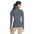 thumbnail image 2 of Sherpa Adventure Gear Women's Dikila 1/4 Zip Long Sleeve Tee X-Small Kharani Grey, 2 of 2
