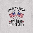 thumbnail image 4 of Inktastic My First 4th of July America's 250th Boys or Girls Baby T-Shirt, 4 of 5