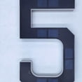 thumbnail image 2 of Solar-powered Digital Doorplate Waterproof LED Address Number Sign, 2 of 5
