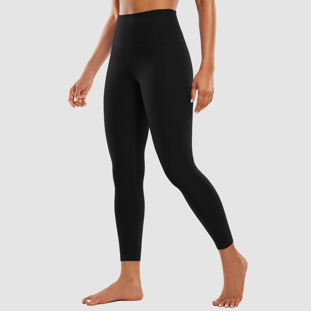 Pantalons de Yoga pour Femmes Taille Haute Extensible Sans Poches pour Entraînement Course et Plage