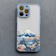 thumbnail image 1 of Funda de teléfono con mapa de paisaje Fuji de montaje estético japonés, cubierta a prueba de golpes para iPhone SE2, 7, 8 Plus, 14, 13, 12, 11 Pro Max, Mini, XR, XS, X, 1 of 4