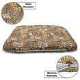 thumbnail image 3 of Cat Pet Bed, Psychedelic Colorful Pattern with Funny Kittens Abstract Vintage Mascots Bizarre Comic, Resistant Pad for Dogs and Cats Cushion with Removable Cover, 24" x 39", Multicolor, by Ambesonne, 3 of 4