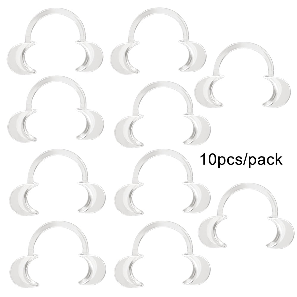 10pcs Pack C Type Cheek Retractors Lip Mouth Opener Whitening Retractor