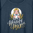 thumbnail image 3 of Alice In Wonderland - In A World Of My Own - Women's Lightweight French Terry Long Sleeve Shirt, 3 of 5