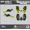 Yellow, variant on Kalair GFX Graphics Kit for Honda ATV TRX 400EX (1999-2004) Revolt Series
