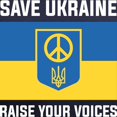 thumbnail image 3 of CafePress - Save Ukraine Raise Your Voices Women's V Neck Dark - Women's V-Neck Dark T-Shirt, 3 of 4