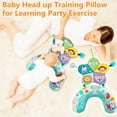 thumbnail image 4 of Baby Tummy Pillow Head Raising Training Pillow, Scientific High-Level Neck Support For Spine Development, Soft Breathable Cotton Safe Early Education Toy, 4 of 6