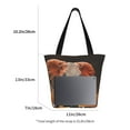 thumbnail image 3 of Hirioo Elephant Sunset in Kenya for Women's Casual Shoulder Tote Bag Handbag For Women Work College Travel Business Shopping, 3 of 8