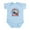 Sky Blue, variant on CafePress - Rosie Riveter Proud American Infant Bodysuit - Baby Light Bodysuit, Size Newborn - 24 Months