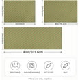 thumbnail image 4 of GZHJMY Red & Green Christmas Line Satin Pillowcases for Hair and Skin Soft Like Silk Pillowcase, Satin Cooling Pillow Cases with Envelope Closure, Comfortable and Breathable, 20" x 30" Home Decor, 4 of 7