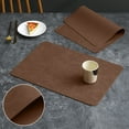 thumbnail image 2 of XMMSWDLA Wipeable Placemats Leather Table Mats Waterproof Heat-Resistant Easy to Clean for Dining Table Kitchen Table, 2 of 8