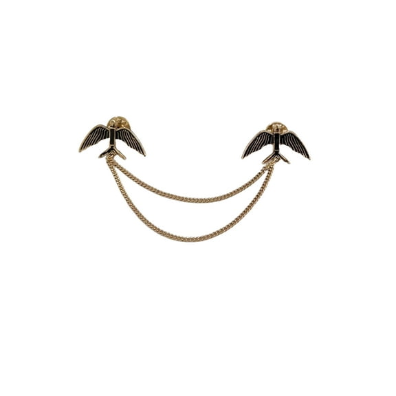 No Boundaries Double Dove Pin, Gold