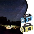 thumbnail image 1 of Fiudx Foco Solar Recargable, Linterna Led Superbrillante, Carga Usb y Solar, Uso En Emergencias y Exteriores, 3 Modos de Iluminación, Mango Ligero, Reflector Portátil, Tamaño 21 X 13 X 9 Cm, 1 of 7