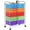 Multicolor, variant on Alden Design 20-Drawer Metal Frame Storage Cart Rolling Bin with Lockable Wheels, Multicolor