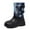 Blue, variant on vauyc Winter Boots Snow Boots for Men Winter Snow Boots Insulated Mid Calf Traction Outdoor Hiking Boots for Cold Weather Comfort