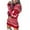 Red, variant on jsaierl Sweater Dress for Women Christmas Knit Long Sleeve Winter Dresses Holiday Ugly Print Crewneck Dress Fall Casual Dresses