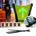 thumbnail image 1 of Chaleco Trasero Indicador Reflector Luz de Seguridad Señal de Bolsa , Amarillo Talla inconfundible DYNWAVEMX Chaleco reflectante de ciclismo, 1 of 8