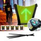 thumbnail image 1 of Mochila de chaleco recargable de ciclismo con luz de señal de LED Amarillo Sharpla Chaleco reflectante de ciclismo, 1 of 8