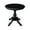 Black, variant on 30" Round Pedestal Dining Table - Unfinished