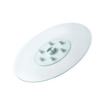 VEVOR 40 in Glass Lazy Susan Turntable, Tempered Glass Dining Table Centerpiece with 6 Rotating Wheels, 360° Smooth and Silent Spin Tabletop Rotating Tray,for Family Gatherings,Banquets & Weddings