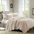 thumbnail image 2 of Madison Park Tuscany Ensemble de Couvre-Lit Réversible 3 Pcs Bord Festonné Blush Full/Queen, 2 of 4