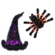 thumbnail image 3 of 2 piezas de Halloween colgante araña sombrero de bruja adornos colgantes decoración de fiesta, 3 of 5