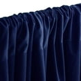 thumbnail image 6 of AK TRADING CO. 10 feet x 10 feet Polyester Backdrop Drapes Curtains Panels with Rod Pockets - Wedding Ceremony Party Home Window Decorations - Navy Blue, 6 of 7