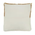 thumbnail image 2 of Saro Lifestyle Luxurious Sheep Fur Down Filled Pillow with Two-Tone Elegance, 2 of 3