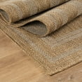thumbnail image 3 of Beverly Rug Easy Jute Outdoor Indoor Non Shedding Easy-Cleaning Rug Framed Natural 10x14, 3 of 9