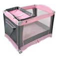 thumbnail image 4 of Cuna Corral Bebes Plegable Cambiador Removible Ruedas Juegos, 4 of 5