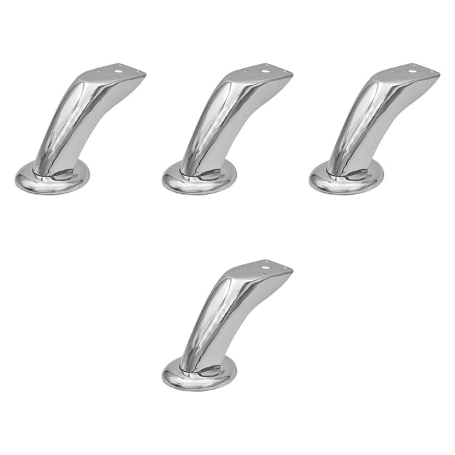 Juego de de acero inoxidable para muebles, fácil montaje, soporte moderno, patas de repuesto para sofás, cómodas, armarios, sofás y sillones.