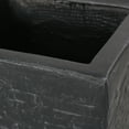 thumbnail image 5 of Noble House 11" x 11" x 24" Square Gray Concrete Plant Planter, 5 of 6
