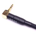 thumbnail image 4 of CNCESS CESS-067 Cable de conexión blindado de audio corto de 3,5 mm para apilar DAP y amplificador en ángulo recto de 3 pulgadas, 4 of 5