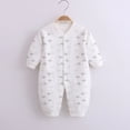 thumbnail image 2 of Akiihool Cute Newborn Girl Outfits Baby Girl Clothes Newborn Girl Outfit Infant Romper Jumpsuit Matching Hat Set Preemie Newborn 0 3 6 12 Months White,9-12 Months, 2 of 6