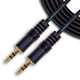 thumbnail image 1 of SatelliteSale AUXILIAR AUXILIAR AUDIO JACK DE AUDIO MAJO AL CABLE AUX Masculino PVC Cordón negro (30 pies) SatelliteSale Cables estéreo, 1 of 5