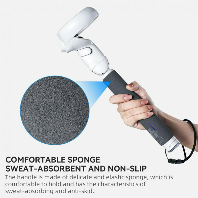 Dual Handles Extension for Oculus Quest, or Rift S Controller Accessories for Enhanced Beat Saber/Tennis/Supernatural VR Gaming Experience - Walmart.com