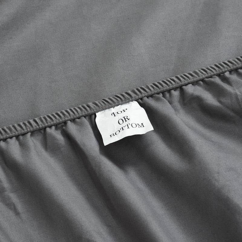 Superior Pavo Cotton 700 Thread Count 18" Deep Pocket Fitted Sheet, California King, Charcoal